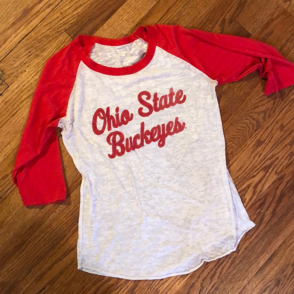 Ohio state baseball tee